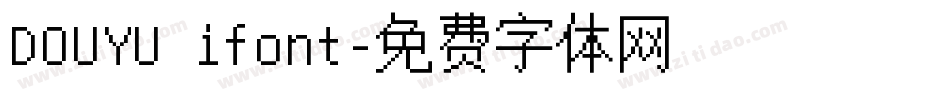 DOUYU ifont字体转换